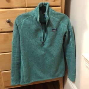 Teal Patagonia Quarter Zip